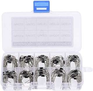 Kit assorti de 200 diodes de redressement 10 valeurs 1n4001 1n4002 1n4003. Achetez intelligemment chez DIAYTAR COTE D'IVOIRE  et profitez de notre vaste sélection de produits discount. De la décoration pour votre maison aux ustensiles de cuisine en passant par les appareils électroménagers, notre boutique en ligne généraliste vous offre la possibilité de faire des économies tout en vous procurant des produits de qualité.