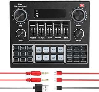 Carte son carte son v9 live bt avec effets sonores pour la diffusion et l'enregistrement. À la recherche de bonnes affaires ? DIAYTAR COTE D'IVOIRE  vous offre une large gamme de produits discount pour la maison, l'électroménager, l'informatique, la mode et les gadgets. Profitez de prix imbattables sans sacrifier la qualité !