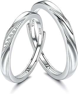2 pièces bagues en argent sterling 925 pour couple femmes hommes ensemble de fiançailles. Bienvenue chez DIAYTAR COTE D'IVOIRE, votre destination en ligne de confiance pour des produits discount variés allant des indispensables de la maison aux appareils électroménagers dernier cri, en passant par l'informatique, la mode et les gadgets tendance. Explorez notre vaste sélection d'articles à prix réduits et faites des économies sans sacrifier la qualité.
