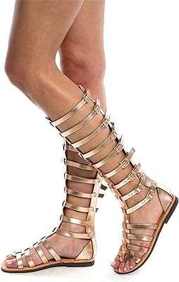 Sandales de gladiateur bohème pour femmes chaussures romaines sexy ajourées sandales de plage hautes aux genoux. Ne manquez pas l'opportunité de faire de bonnes affaires sur DIAYTAR COTE D'IVOIRE . Notre boutique en ligne propose une large gamme de produits discount, allant des articles ménagers essentiels aux dernières tendances en matière d'électronique et de mode. Profitez de nos prix imbattables et économisez dès maintenant sur tous vos achats !