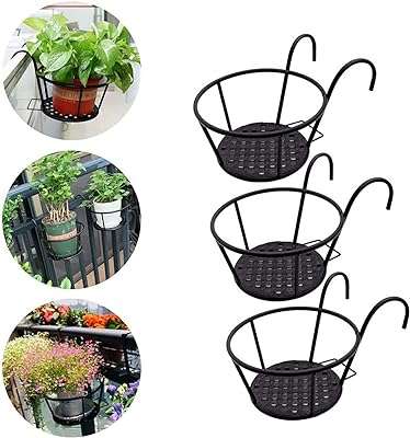 Paniers suspendus en fer lot de 3 pièces support de pot de fleur suspendu panier sur barres. Vous recherchez des produits de qualité à prix imbattable pour améliorer votre quotidien ? DIAYTAR COTE D'IVOIRE  est votre solution discount pour tous vos besoins maison et bien-être. Des articles de bricolage aux accessoires de beauté, en passant par le linge de maison, notre catalogue répondra à toutes vos attentes sans pour autant peser sur votre porte-monnaie.