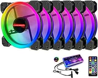 Ventilateur de refroidissement de bureau rvb lumineux de 12 cm vitesse et lumière réglables avec télécommande. Faites des économies intelligentes sur DIAYTAR COTE D'IVOIRE, votre boutique en ligne de confiance. Avec notre large sélection de produits discount, incluant la maison, l'électroménager, l'informatique et la mode, vous trouverez tout ce dont vous avez besoin à des prix défiant toute concurrence. Ne manquez pas nos offres promotionnelles et commandez en toute simplicité dès maintenant!