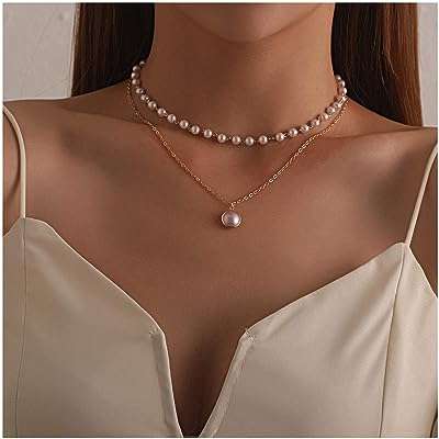 Collier de fausses perles boho deux couches de chaîne bijoux pour femmes. Découvrez DIAYTAR COTE D'IVOIRE, votre destination en ligne pour des produits discount de qualité. Avec une vaste sélection d'articles pour la maison, l'électroménager, l'informatique et la mode, nous vous offrons la possibilité de réaliser des économies considérables tout en vous faisant plaisir.