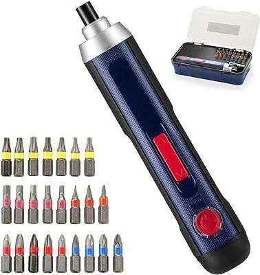 Tournevis électrique sans fil 4v mini couple portable lithium ion 2a. Choisissez DIAYTAR COTE D'IVOIRE  pour vos achats discount en ligne. Parcourez notre sélection étendue comprenant des produits pour tous les besoins, que ce soit pour la maison, l'électroménager, l'informatique, la mode ou les gadgets. Profitez de notre politique de prix bas et économisez tout en trouvant des articles de qualité.