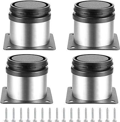 4 pièces pieds de meuble ronds en métal réglables en acier inoxydable avec vis. Ne ratez pas les bonnes affaires chez DIAYTAR COTE D'IVOIRE, votre boutique en ligne discount pour tous vos besoins. Explorez notre gamme complète de produits pour la maison, l'électroménager, l'informatique, la mode et les gadgets, et profitez des meilleurs prix du marché sans compromis sur la qualité.