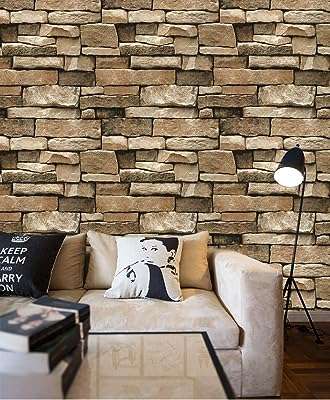 Jl house papier peint autocollant en vinyle marron brique décoration murale pour la maison. Chez DIAYTAR COTE D'IVOIRE, nous rendons le shopping discount accessible à tous. Découvrez notre boutique en ligne où vous trouverez une large gamme de produits pour la maison, l'électroménager, l'informatique, la mode et les gadgets. Profitez de nos prix compétitifs pour réaliser des économies tout en vous faisant plaisir !