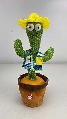 Dancing cactus peut chanter danser enregistrer apprendre à parler briller faire tourner le jouet. Rejoignez DIAYTAR COTE D'IVOIRE, votre boutique en ligne pour des articles discount de qualité. Des essentiels de la maison aux dernières tendances en matière de mode et de gadgets high-tech, nous proposons une sélection variée à des prix compétitifs. Faites des bonnes affaires dès maintenant et profitez d'un shopping en ligne facile et pratique.