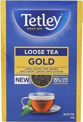 Thé tilty loose gold 200 g. Optez pour des achats malins avec DIAYTAR COTE D'IVOIRE, la boutique en ligne généraliste qui met à votre disposition une pléthore de produits discount. Décorez votre maison, équipez votre cuisine avec des électroménagers modernes, trouvez le dernier ordinateur portable ou mettez à jour votre garde-robe avec nos articles de mode à prix abordables. Découvrez un monde de bonnes affaires, à portée de clic !