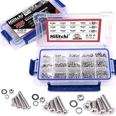 Jeu de vis hilchi assorties 705 pièces m3 m4 m5 acier. Rejoignez DIAYTAR COTE D'IVOIRE, votre compagnon de shopping à prix malin ! Explorez notre boutique en ligne et découvrez un éventail de produits discount, des articles essentiels pour la maison aux appareils électroménagers, en passant par l'informatique, la mode tendance et les gadgets à petit prix.