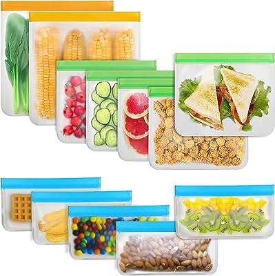 10 pièces sacs de conservation des aliments réutilisables congélation multi tailles. DIAYTAR COTE D'IVOIRE  vous propose une expérience de shopping inoubliable : explorez notre boutique en ligne pour trouver des réductions incroyables sur des produits pour la maison, l'électroménager, l'informatique et la mode. Ne sacrifiez pas la qualité pour des économies, grâce à DIAYTAR COTE D'IVOIRE !