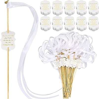100 ensembles de bâtons de ruban avec cloches bâtonnets pour cadeaux de mariage. Laissez-vous séduire par DIAYTAR COTE D'IVOIRE, votre boutique en ligne qui saura vous offrir des produits de qualité à des prix compétitifs. Que vous recherchiez des équipements pour la maison, des appareils électroménagers, des accessoires informatiques ou des articles de mode tendance, vous trouverez tout cela et bien plus encore dans notre sélection discount.