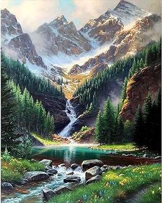 Peinture par numéros pour adultes cascade montagnes paysage peinture kits toile. DIAYTAR COTE D'IVOIRE  : votre destination shopping discount ! Découvrez notre boutique en ligne généraliste qui vous offre une multitude de produits à prix cassés, allant de l'électroménager à l'informatique en passant par la mode et les gadgets. Faites le choix du meilleur rapport qualité-prix et trouvez tout ce dont vous avez besoin en visitant notre site dès maintenant !