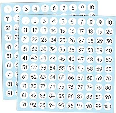 25 feuilles 1 à 100 autocollants numérotés 04" ronds paquet de 2500. Profitez de rabais incroyables sur DIAYTAR COTE D'IVOIRE  et économisez sur tous vos achats! Que vous cherchiez des équipements high-tech, des produits de beauté, des articles pour animaux de compagnie ou même des meubles pour la maison, notre boutique en ligne généraliste vous propose les meilleurs prix du marché.