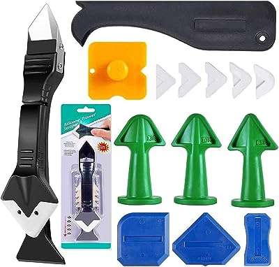 Kit d'outils de finition de calfeutrage 3 en 1 en acier inoxydable dissolvant. DIAYTAR COTE D'IVOIRE, votre solution intelligente pour des achats malins. Découvrez notre boutique en ligne et bénéficiez de prix discount sur une large sélection de produits pour la maison, l'électroménager, l'informatique et la mode. Ne manquez pas l'opportunité de faire des économies avec DIAYTAR COTE D'IVOIRE !