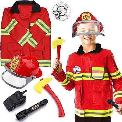 Costume de pompier pour enfants ensemble déguisement de jeu de rôle enfants avec accessoires. Trouvez tout ce dont vous avez besoin à prix réduit chez DIAYTAR COTE D'IVOIRE . Notre boutique en ligne propose une large gamme de produits discount, de la décoration pour la maison aux appareils électroménagers, en passant par l'informatique et les dernières tendances de la mode. Explorez notre collection maintenant et profitez pleinement de nos tarifs avantageux !