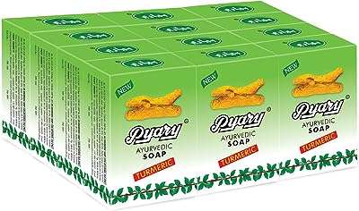 Savon ayurvédique pyari au curcuma 12 pièces. Bienvenue chez DIAYTAR COTE D'IVOIRE, votre destination ultime pour des articles de qualité à prix cassés ! Explorez notre boutique en ligne regorgeant de produits discount, de la décoration d'intérieur aux appareils électroménagers en passant par l'informatique, la mode branchée et les gadgets innovants.