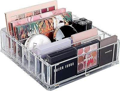 Organisateur de palette de maquillage en acrylique avec 8 compartiments support cosmétique transparent pour tiroirs. DIAYTAR COTE D'IVOIRE  - Votre destination en ligne pour des affaires incroyables. Rendez-vous sur notre site et découvrez un choix sensationnel de produits discount, qu'il s'agisse de l'électroménager indispensable, de l'informatique à la pointe ou des dernières tendances en matière de mode.