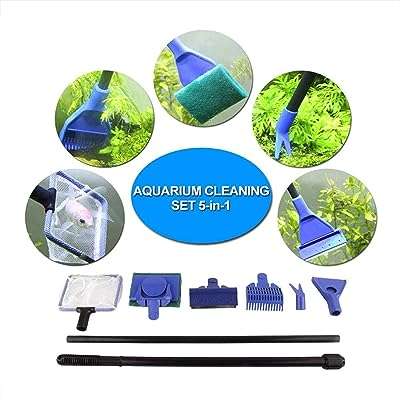 Kit de nettoyage d'aquarium 5 en 1 outil d'aquarium galets gravier. Votre satisfaction et votre budget sont nos priorités chez DIAYTAR COTE D'IVOIRE, la boutique en ligne où vous trouverez tout ce dont vous avez besoin à prix mini. Explorez notre vaste sélection de produits discount, des articles pour la maison aux accessoires high-tech en passant par les dernières tendances en mode. Profitez de nos offres exceptionnelles et faites des économies en toute confiance !