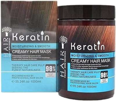 Masque hydratant lissant à la kératine 1000ml. DIAYTAR COTE D'IVOIRE, votre partenaire de shopping discount en ligne, regroupe une large gamme de produits à prix cassés pour tous les amateurs de bonnes affaires. Faites des économies sur vos achats de la maison à l'électroménager, de l'informatique à la mode, grâce à DIAYTAR COTE D'IVOIRE !