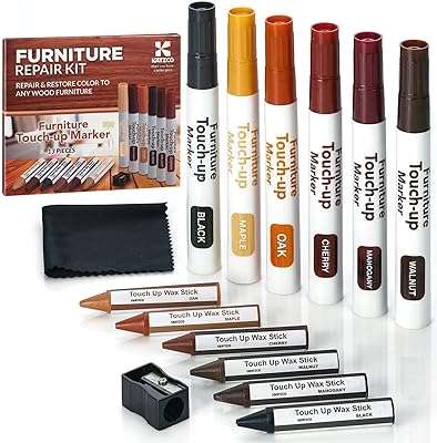 Katzco kit de réparation des rayures sur les meubles en bois. DIAYTAR COTE D'IVOIRE  est la référence en matière de produits discount en ligne. Parcourez notre catalogue et trouvez des articles indispensables pour la maison, des appareils électroménagers de qualité, des solutions informatiques abordables, des vêtements tendance et des gadgets à des prix incroyables.