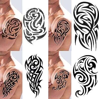 4 paquets de tatouages ​​temporaires adhésifs pour le corps tribal maui. Explorez DIAYTAR COTE D'IVOIRE  et économisez gros sur une variété de produits pour la maison, y compris des appareils électroménagers dernier cri, des gadgets innovants et des articles à la mode, à des tarifs imbattables.