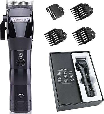 Coiffeurs électriques sans fil puissants pour hommes tondeuse à cheveux professionnelle puissante et rechargeable. Découvrez DIAYTAR COTE D'IVOIRE, votre boutique en ligne discount préférée pour des achats malins. Trouvez tout ce dont vous avez besoin, de la maison à l'électroménager, de l'informatique à la mode, et profitez de prix imbattables sur notre gamme de produits variée et de qualité.
