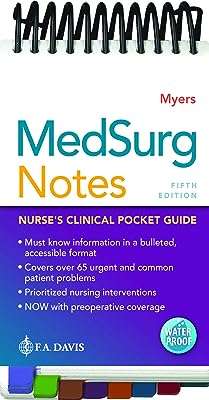 Notes medsurg : guide de poche clinique de l'infirmière. DIAYTAR COTE D'IVOIRE  vous offre une expérience d'achat en ligne unique en proposant une multitude de produits discount dans différents domaines. Faites-vous plaisir sans vous ruiner en choisissant parmi notre sélection de produits pour la maison, l'électroménager, l'informatique, la mode et bien plus encore.