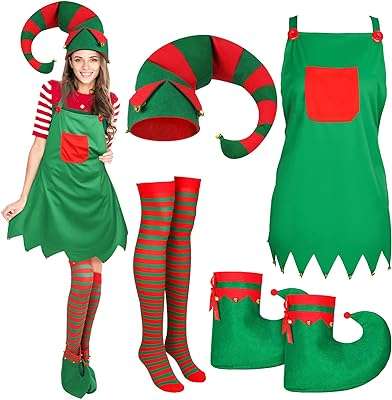Ensemble d'accessoires de noël pour femmes 4 pièces comprenant un bavoir. DIAYTAR COTE D'IVOIRE, la boutique en ligne polyvalente qui répond à tous vos besoins d'articles ménagers à bas prix. Des ustensiles de cuisine pratiques aux produits d'entretien essentiels, nous avons tout ce dont vous avez besoin pour faciliter votre quotidien sans dépenser une fortune. Ne manquez pas nos bonnes affaires !