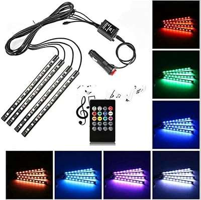 Bande lumineuse led pour voiture 4 pièces dc 12v 48 multicolores pour intérieur de bande. Vous voulez profiter de produits de qualité à des prix discount ? Ne cherchez plus, DIAYTAR COTE D'IVOIRE  est là pour vous satisfaire. Découvrez notre large gamme, de l'électroménager à la mode, et trouvez les meilleures affaires du moment. Ne laissez pas passer cette occasion, achetez malin et faites des économies significatives.