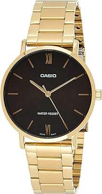 Montre casio gold en acier inoxydable pour homme mtp vt01g 5budf or. Ne cherchez plus ailleurs, DIAYTAR COTE D'IVOIRE  vous offre le meilleur choix de produits discount en ligne. Avec notre assortiment varié et nos prix compétitifs, vous trouverez tout ce dont vous avez besoin pour la maison, l'électronique, l'informatique et la mode. Faites des économies tout en faisant des achats intelligents.