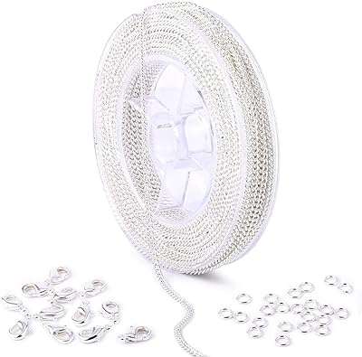 Chaînes de collier plaquées argent de 33 pieds pour la fabrication de bijoux. Explorez les offres exceptionnelles de DIAYTAR COTE D'IVOIRE, la boutique en ligne ultime pour les amateurs de bons plans. Trouvez tout ce dont vous avez besoin, de la maison à l'électroménager, de l'informatique à la mode en passant par les gadgets les plus tendance, le tout à des prix défiant toute concurrence.
