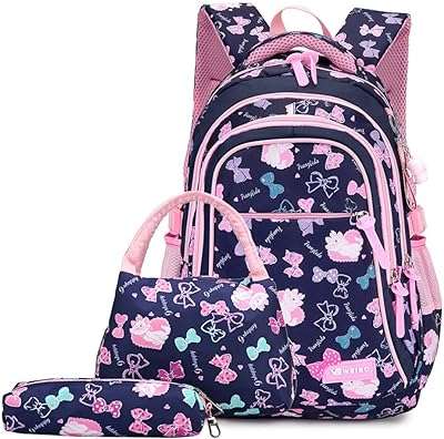 Sacs à dos scolaires pour filles et enfants ensemble de 3 pièces avec imprimé. DIAYTAR COTE D'IVOIRE  - votre guichet unique pour des trouvailles discount dans tous les domaines ! Découvrez notre collection riche et variée de produits, allant de l'électroménager pratique à l'informatique performante en passant par la mode. Faites des économies considérables sur des articles de qualité, sans compromettre votre style ou vos besoins essentiels. Choisissez la commodité de nos options de livraison rapides et profitez d'une expérience de magasinage en ligne sans tracas dès aujourd'hui !