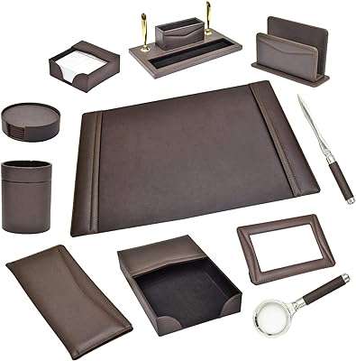 Ensemble de bureau de direction fis en polyuréthane italien 11 pièces marron. Visitez DIAYTAR COTE D'IVOIRE  et profitez de notre sélection exceptionnelle de produits discount. Que vous recherchiez des articles pour la maison, de l'électroménager, de l'informatique ou de la mode, notre boutique en ligne vous offre des produits de qualité à prix réduit, sans compromis sur la satisfaction du client.