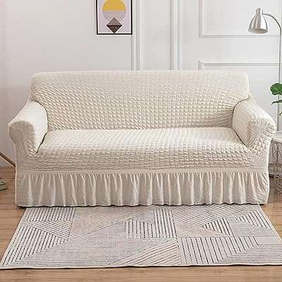 Housse de canapé universelle colutol avec jupe pour 1 2 3 4 places 1. À la recherche de bonnes affaires ? DIAYTAR COTE D'IVOIRE  vous offre une large gamme de produits discount pour la maison, l'électroménager, l'informatique, la mode et les gadgets. Profitez de prix imbattables sans sacrifier la qualité !