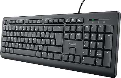Clavier taro trust qwerty design espagnol pour windows (boutons silencieux résistant aux éclaboussures. DIAYTAR COTE D'IVOIRE  - votre adresse en ligne pour des achats malins. Profitez de nos prix réduits sur une large gamme de produits, d'une sélection d'articles pour la maison aux dernières tendances de la mode, en passant par les équipements électroniques et les accessoires informatiques. Sans compromis sur la qualité, nous rendons le shopping abordable pour tous.