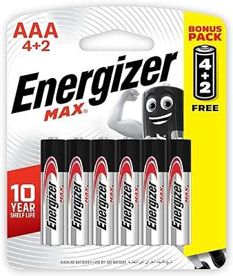 Piles alcalines aaa energizer e92bp6 max 15 v 6 pièces  . DIAYTAR COTE D'IVOIRE  est l'adresse incontournable pour tous ceux qui cherchent des produits discount en ligne. Parcourez notre site et trouvez des offres imbattables sur une grande variété de produits, des articles pour la maison aux produits high-tech en passant par les dernières tendances mode et les gadgets les plus recherchés.