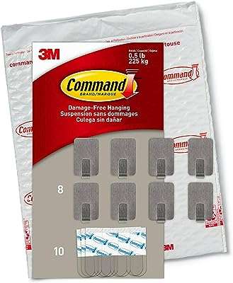 8 petits crochets métalliques command en acier inoxydable 10 bandes décoration. Faites des économies considérables chez DIAYTAR COTE D'IVOIRE, votre destination en ligne pour des produits discount. Notre boutique propose une large sélection d'articles pour la maison, l'électroménager, l'informatique, la mode et bien plus encore, avec des tarifs compétitifs et une satisfaction client garantie.