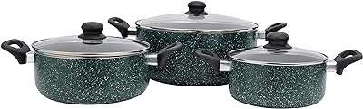 Royalford rf10243 batterie de cuisine 6 pièces en aluminium avec revêtement. Vous cherchez des produits discount sans compromis sur la qualité ? DIAYTAR COTE D'IVOIRE  répond à vos attentes en offrant une large gamme d'articles pour tous les besoins, des appareils électroménagers aux gadgets dernier cri. Explorez notre catalogue en ligne et trouvez tout ce dont vous avez besoin à prix cassés.