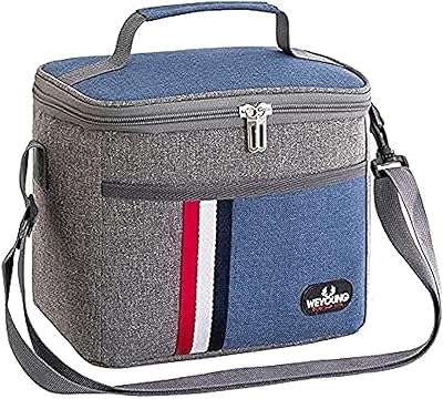 Sac à lunch isotherme lavable pour le bureau et l'école avec sangle. DIAYTAR COTE D'IVOIRE  - la destination ultime pour des achats en ligne pratiques et économiques. Découvrez notre large éventail de produits discount, allant des appareils ménagers aux technologies de pointe, en passant par la mode tendance, et profitez de nos offres imbattables pour réaliser des économies substantielles.