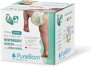 Couches à enfiler pureborn baby-dry | taille 7 pack principal 64