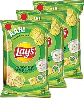 Croustilles lay's crème et oignon à l'américaine 115 g paquet économique de 3. Vous recherchez des produits de qualité à prix imbattable pour améliorer votre quotidien ? DIAYTAR COTE D'IVOIRE  est votre solution discount pour tous vos besoins maison et bien-être. Des articles de bricolage aux accessoires de beauté, en passant par le linge de maison, notre catalogue répondra à toutes vos attentes sans pour autant peser sur votre porte-monnaie.
