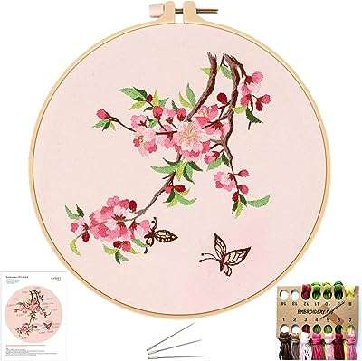 Le kit de broderie complet comprend un tissu à broder un cerceau en plastique des aiguilles. DIAYTAR COTE D'IVOIRE  est votre guichet unique pour des produits discount de haute qualité. Parcourez notre large sélection d'articles, allant des appareils électroménagers essentiels aux produits informatiques, en passant par les accessoires mode et les gadgets dernier cri, tout en profitant de prix imbattables.