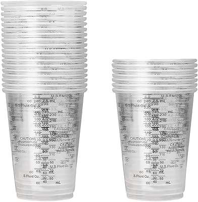Tasses à mesurer jetables en résine paquet de 25 tasses. DIAYTAR COTE D'IVOIRE  - La meilleure adresse pour des prix imbattables sur une vaste sélection de produits. Que vous recherchiez des articles pour votre maison, votre informatique ou votre garde-robe, nous avons tout ce qu'il vous faut à prix discount. Explorez notre site dès maintenant et profitez des meilleures affaires en ligne!