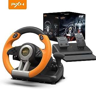 Volant de jeu pxnv3ii pc racing wheel volant de course de voiture usb