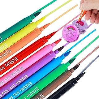 Stylo marqueur comestible | 10 couleurs comestibles pour la décoration de biscuits colorant alimentaire à double tête écrivain gastronomique et de ssin. DIAYTAR COTE D'IVOIRE  - votre source de bons plans pour tous vos besoins en matière de produits discount. Avec une gamme variée de linge de maison, d'appareils électroménagers, d'articles informatiques et bien plus encore, nous sommes votre guichet unique pour des économies substantielles. Faites vos achats en ligne en toute confiance et profitez des meilleurs prix sur le marché.