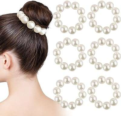 Élastiques à cheveux en perles 6 pièces élastiques pour chignon queue de cheval. Ne payez pas plus cher ! DIAYTAR COTE D'IVOIRE  vous offre des produits discount de qualité supérieure à des prix abordables. Découvrez notre large sélection d'articles pour la maison, l'électroménager, l'informatique, la mode et les gadgets les plus recherchés. Visitez notre site dès maintenant et bénéficiez de nos offres exclusives pour économiser sur tous vos achats.