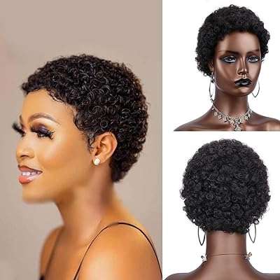 Perruques courtes afro curl pixie 100% perruque de cheveux humains brésil. Préparez-vous à économiser gros avec DIAYTAR COTE D'IVOIRE  ! Notre boutique en ligne généraliste propose une large sélection de produits discount, des indispensables de la maison aux appareils électroménagers dernier cri, en passant par l'informatique et les articles de mode tendance. Ne manquez pas nos offres exceptionnelles !