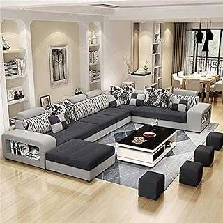 Ensemble de canapé d'angle pour salon appartement ensemble de meubles mixtes (gris). Faites des économies sur tous vos achats en ligne avec DIAYTAR COTE D'IVOIRE, la référence en termes de boutique en ligne discount. Parcourez notre large gamme de produits allant de la maison à l'électroménager, de l'informatique à la mode et des gadgets, et trouvez tout ce dont vous avez besoin à des prix incroyables. Profitez de nos offres exclusives et commandez dès maintenant pour une livraison rapide à votre porte.
