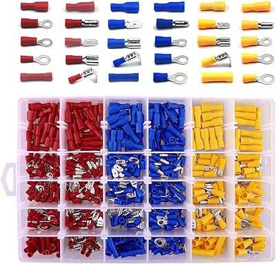 480 pièces ensemble de bornes à sertir isolées kit de connecteur de fil. DIAYTAR COTE D'IVOIRE  - Votre destination discount pour tous vos besoins. Parcourez notre collection de produits de haute qualité, allant de la maison à l'électroménager, de l'informatique à la mode, et trouvez les meilleures offres en ligne. Profitez de nos prix imbattables et faites des économies dès maintenant!