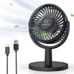 Mini ventilateur de bureau bureau alimenté par usb avec 4 vitesses. DIAYTAR COTE D'IVOIRE  vous propose une expérience de shopping inoubliable : explorez notre boutique en ligne pour trouver des réductions incroyables sur des produits pour la maison, l'électroménager, l'informatique et la mode. Ne sacrifiez pas la qualité pour des économies, grâce à DIAYTAR COTE D'IVOIRE !